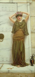 Ianthe，1889年 作者 约翰·威廉·高沃德